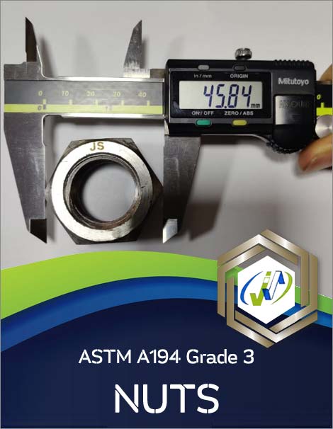 ASTM A194 3级螺母